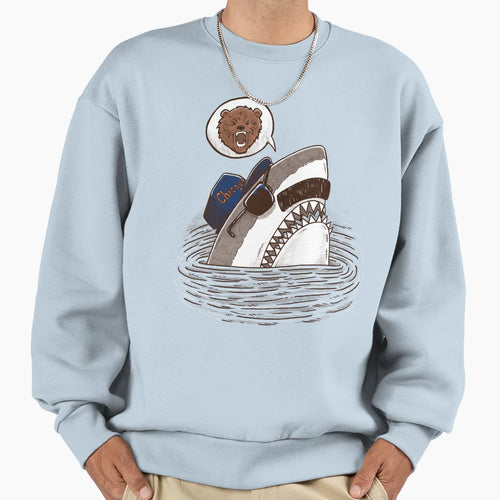 Da Chicago Shark Sweatshirt - Fun Novelty Design Unisex - T-Shirt, Sweatshirt, Hoodie