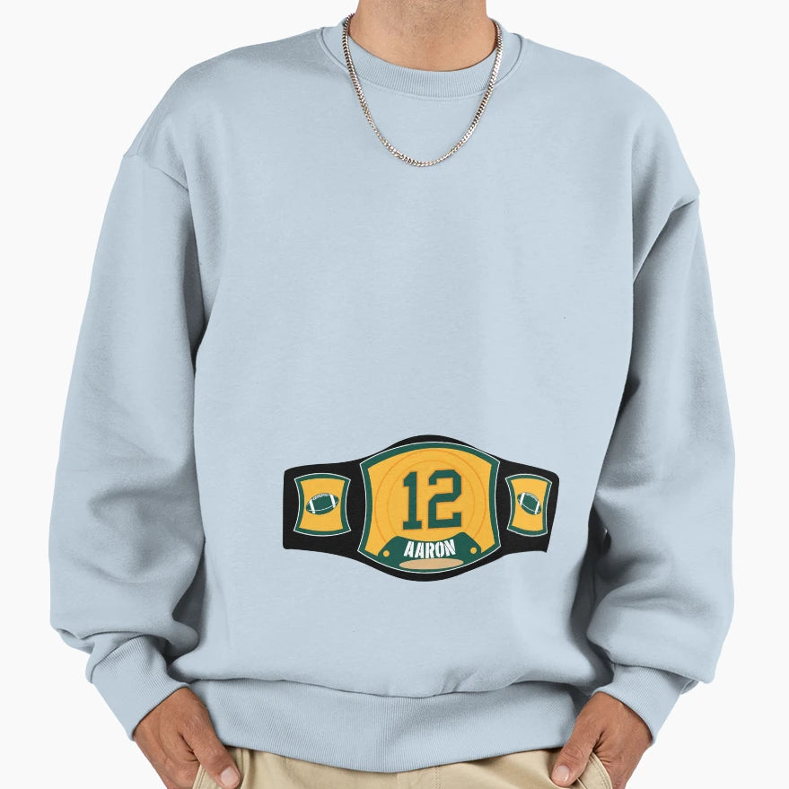 Ar 12 Title Belt Sweatshirt - Trendy Graphic Unisex - T-Shirt, Sweatshirt, Hoodie