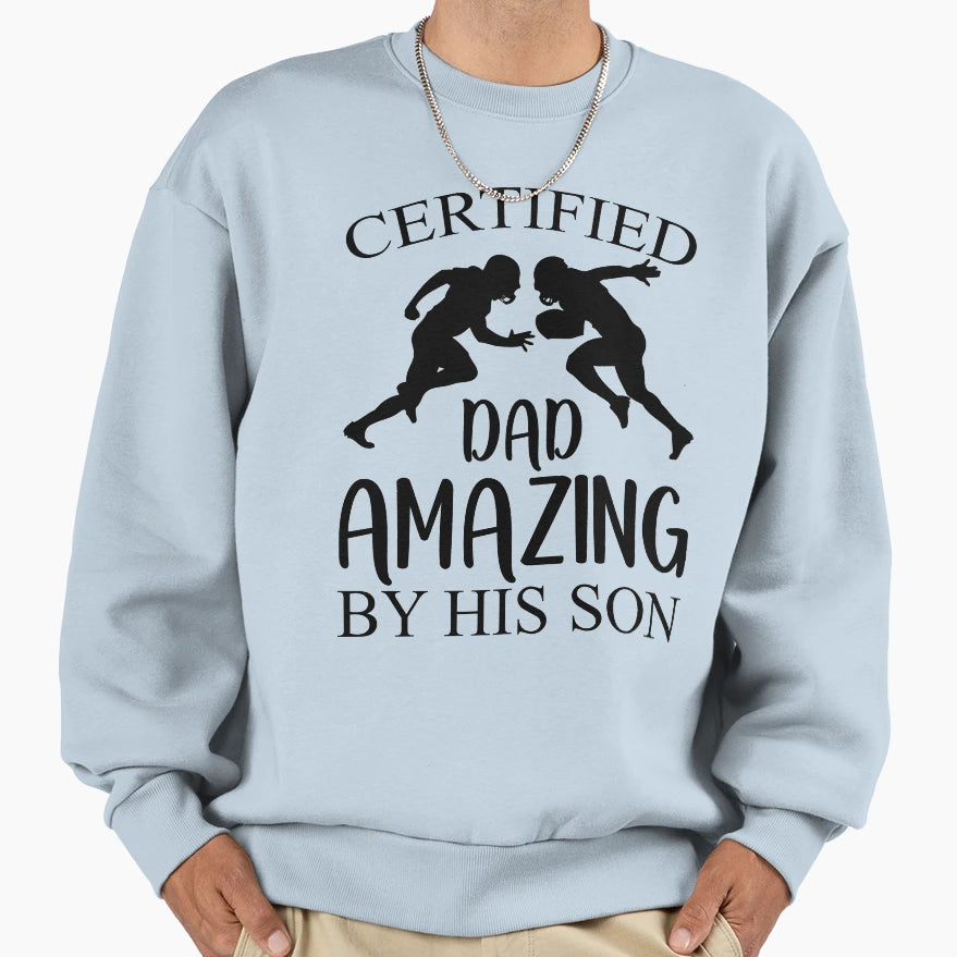 Football Dad T-Shirt - Custom Art Print for Adults - T-Shirt, Sweatshirt, Hoodie