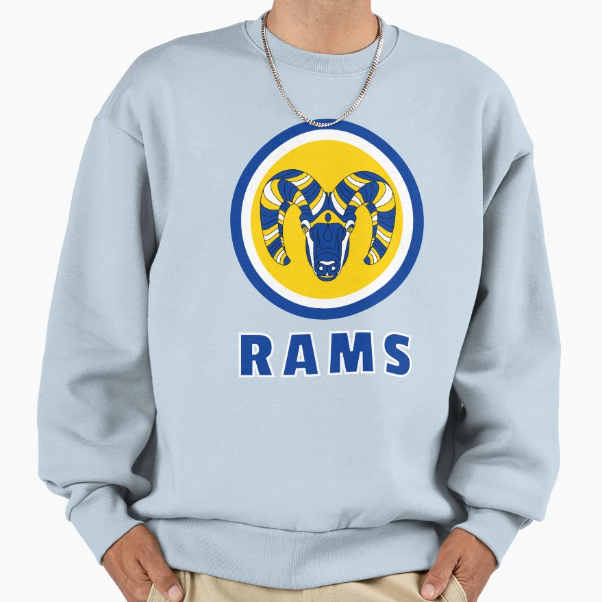 Rams Football La Los Angeles Los Angeles Sweatshirt - Graphic Print Unisex - T-Shirt, Sweatshirt, Hoodie