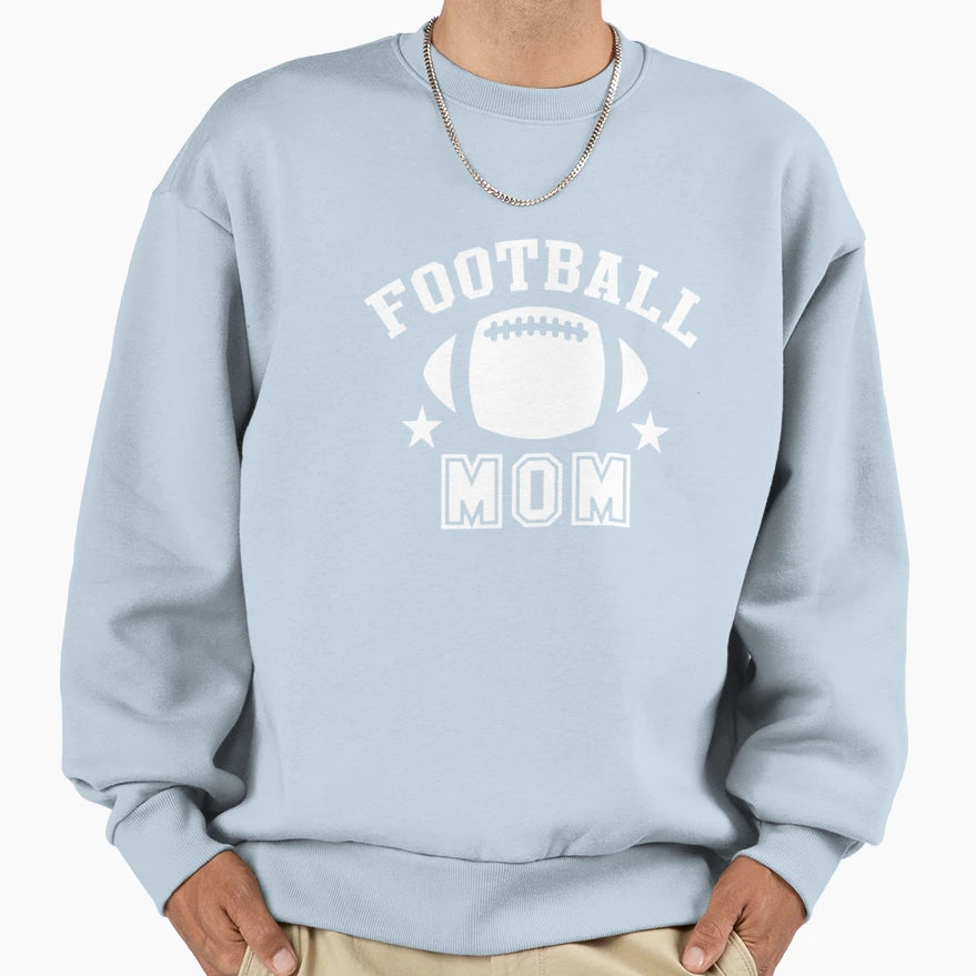Football Mom Sweatshirt - Streetwear Style for Adults - T-Shirt, Sweatshirt, Hoodie
