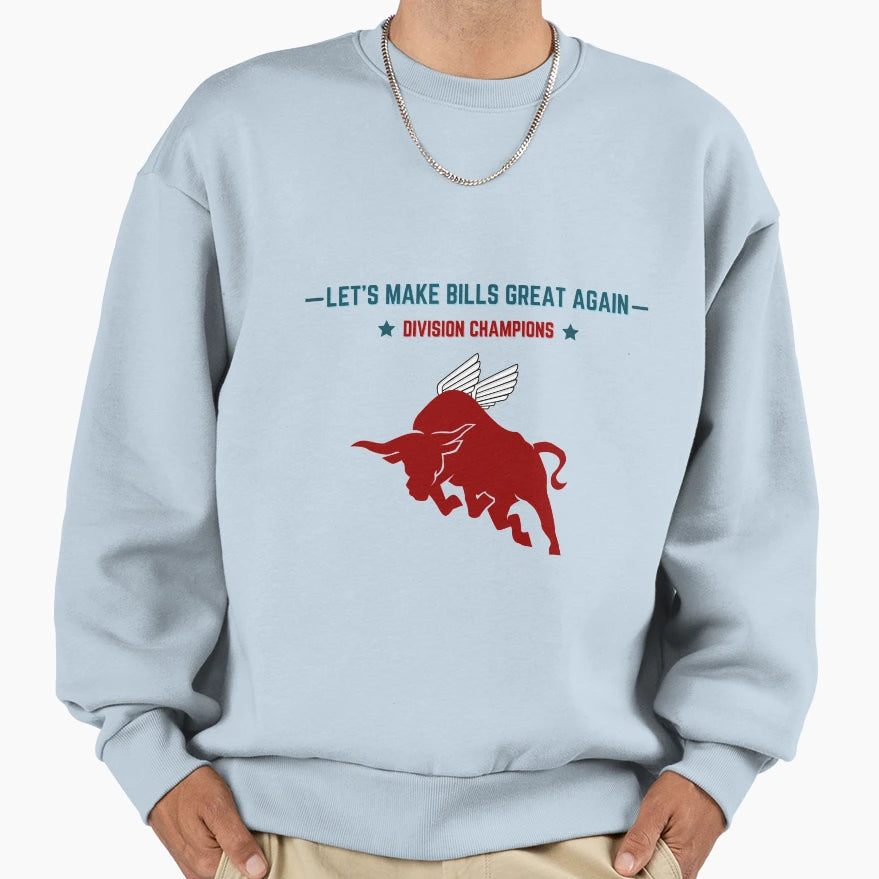 Buffalo Bills Afc East Champions Sweatshirt - Minimalist Print Men Women - T-Shirt, Sweatshirt, Hoodie