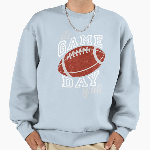 American Football Its Game Day Sweatshirt - Aesthetic Graphic Men Women - T-Shirt, Sweatshirt, Hoodie