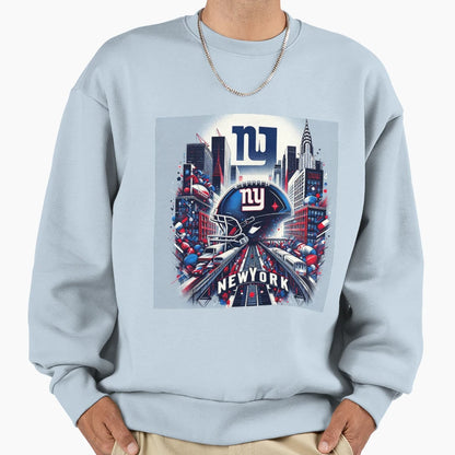 New York Giants Urban Energy Sweatshirt - Custom Art Print for Adults - T-Shirt, Sweatshirt, Hoodie