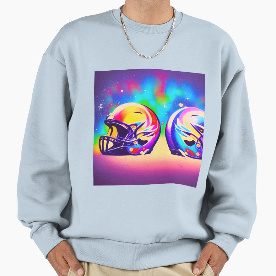 Helmet Harmony Sweatshirt - Novelty Apparel for Adults - T-Shirt, Sweatshirt, Hoodie