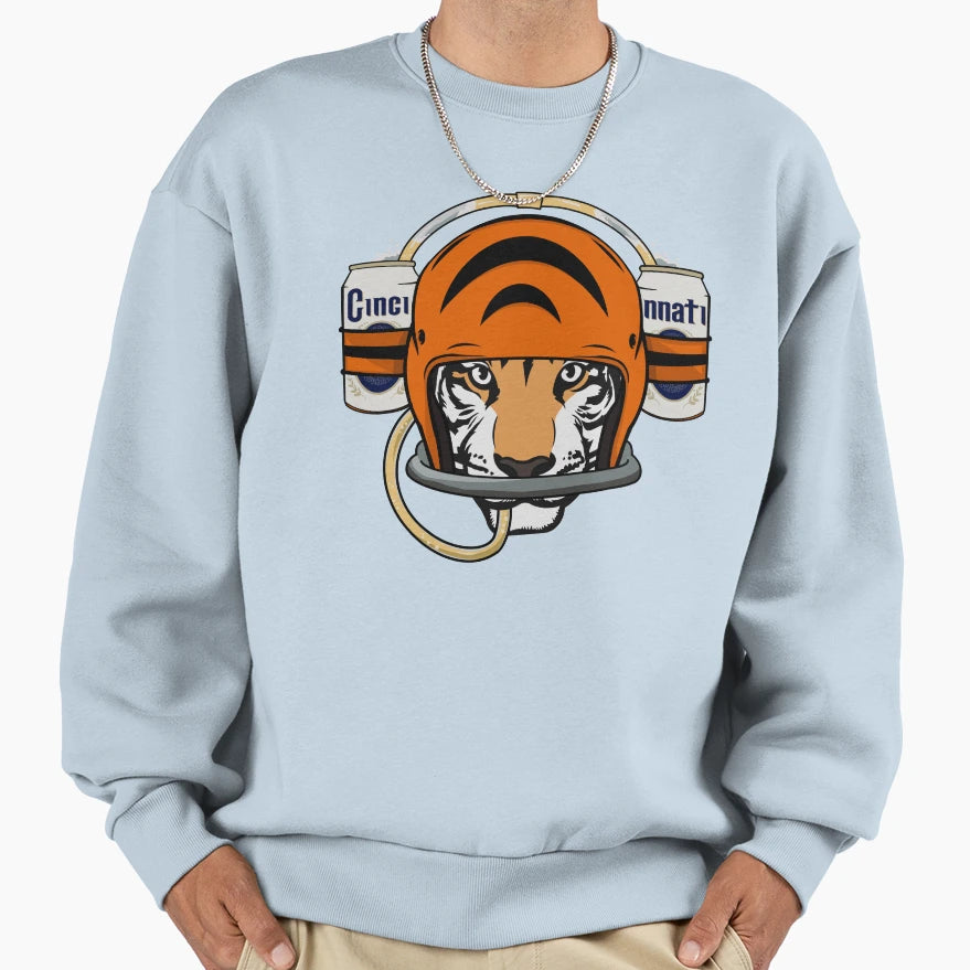 Cincinnati Football Beer Sweatshirt - Casual Everyday Wear for Adults - T-Shirt, Sweatshirt, Hoodie