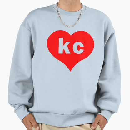 I Love Kansas City Heart Kc Sweatshirt - Custom Art Print Unisex - T-Shirt, Sweatshirt, Hoodie