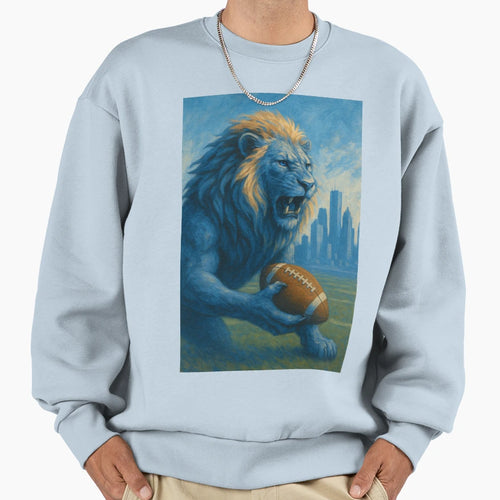 Detroit Football V2 Sweatshirt - Streetwear Style Men Women - T-Shirt, Sweatshirt, Hoodie