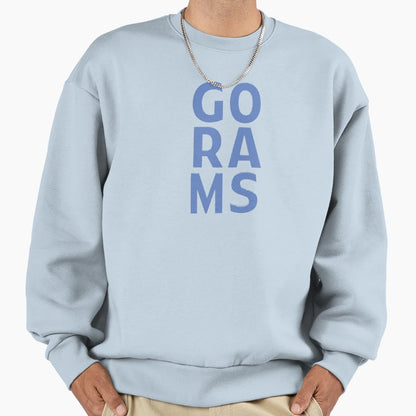 Go Rams Sweatshirt - Trendy Graphic Unisex - T-Shirt, Sweatshirt, Hoodie