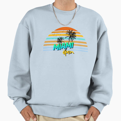 Miami Open Sweatshirt - Graphic Print Unisex - T-Shirt, Sweatshirt, Hoodie