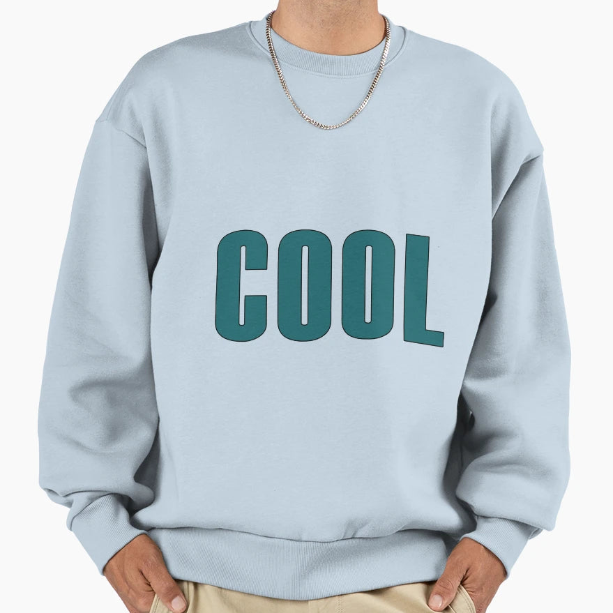 Simple Text Only Sweatshirt - Minimalist Print Men Women - T-Shirt, Sweatshirt, Hoodie