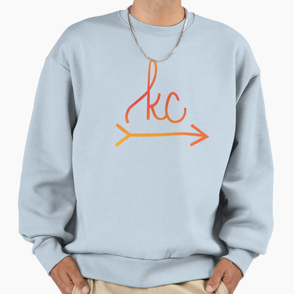 Kc Arrow Gradient Sweatshirt - Graphic Print Men Women - T-Shirt, Sweatshirt, Hoodie