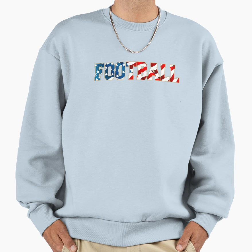 American Football Sweatshirt - Graphic Print Men Women - T-Shirt, Sweatshirt, Hoodie