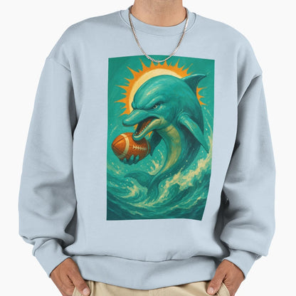 Miami Football V2 Sweatshirt - Streetwear Style Unisex - T-Shirt, Sweatshirt, Hoodie