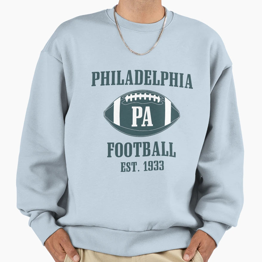 Philadelphia Football Sweatshirt - Custom Art Print Unisex - T-Shirt, Sweatshirt, Hoodie