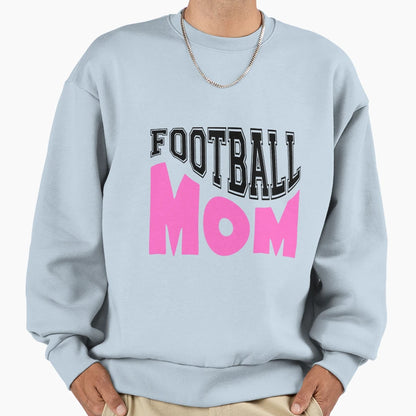 Football Mom Sweatshirt - Minimalist Print Men Women - T-Shirt, Sweatshirt, Hoodie
