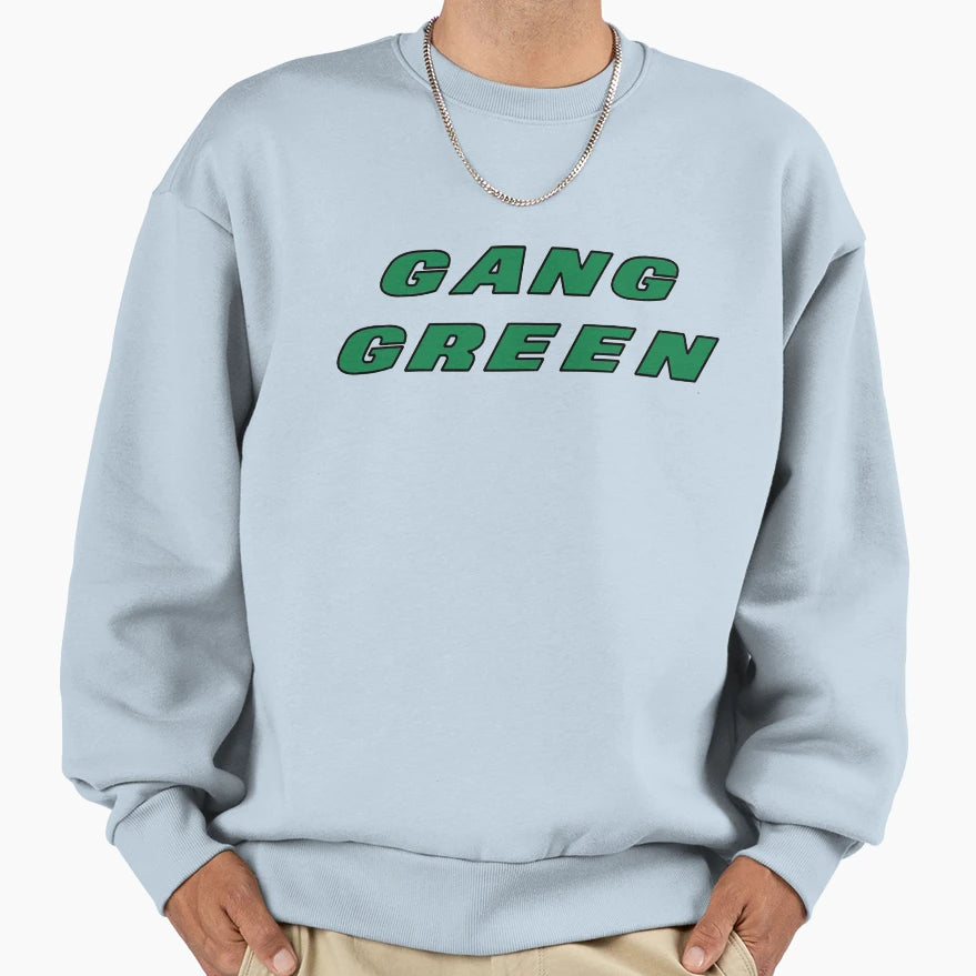 Jets Gang Green Sweatshirt - Trendy Graphic Men Women - T-Shirt, Sweatshirt, Hoodie