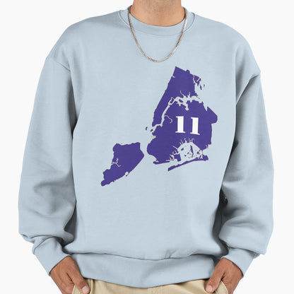 New York Eleventh State Sweatshirt - Custom Art Print Men Women - T-Shirt, Sweatshirt, Hoodie