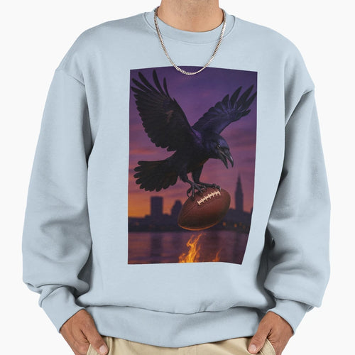 Baltimore Football V6 Sweatshirt - Unique Graphic for Adults - T-Shirt, Sweatshirt, Hoodie