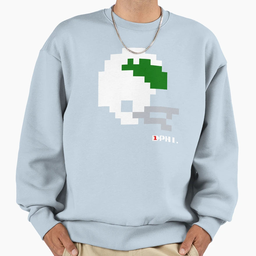 Phl Helmet Tecmo Bowl Sweatshirt - Novelty Apparel Unisex - T-Shirt, Sweatshirt, Hoodie