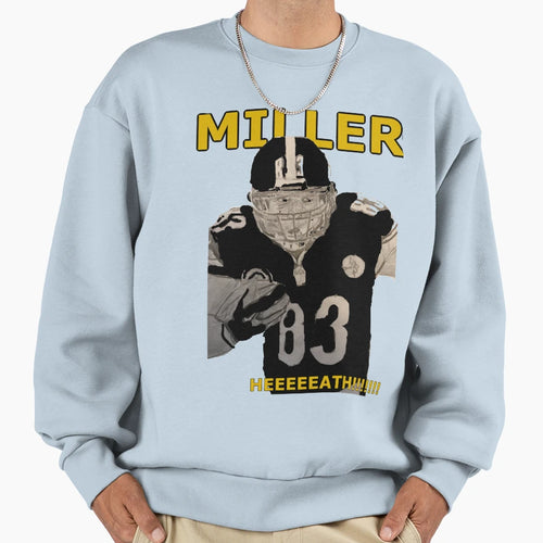 Pittsburgh Legend 83 Miller Sweatshirt - Unique Graphic for Adults - T-Shirt, Sweatshirt, Hoodie
