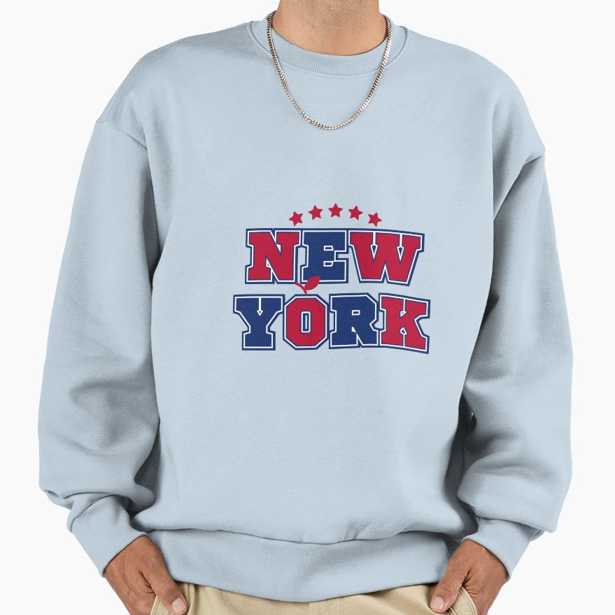 New York Sweatshirt - Minimalist Print Men Women - T-Shirt, Sweatshirt, Hoodie