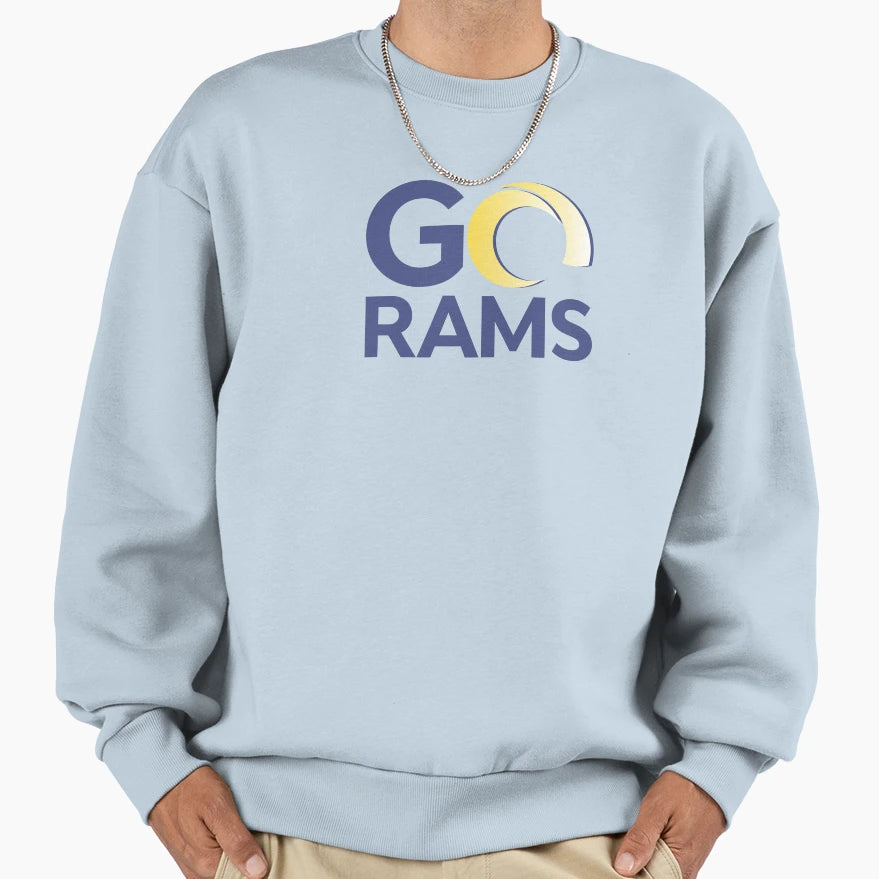 Go Rams Sweatshirt - Aesthetic Graphic Unisex - T-Shirt, Sweatshirt, Hoodie