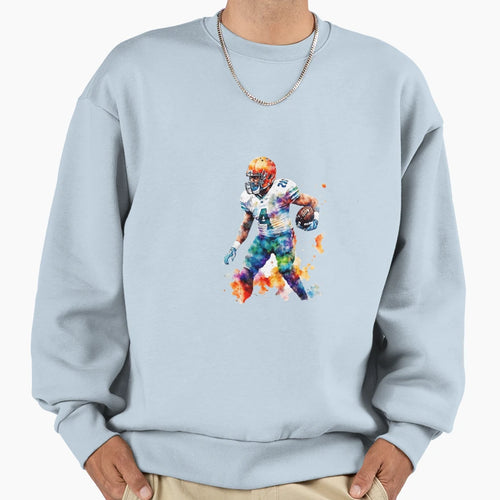 Dolphin Football Sweatshirt - Casual Everyday Wear for Adults - T-Shirt, Sweatshirt, Hoodie