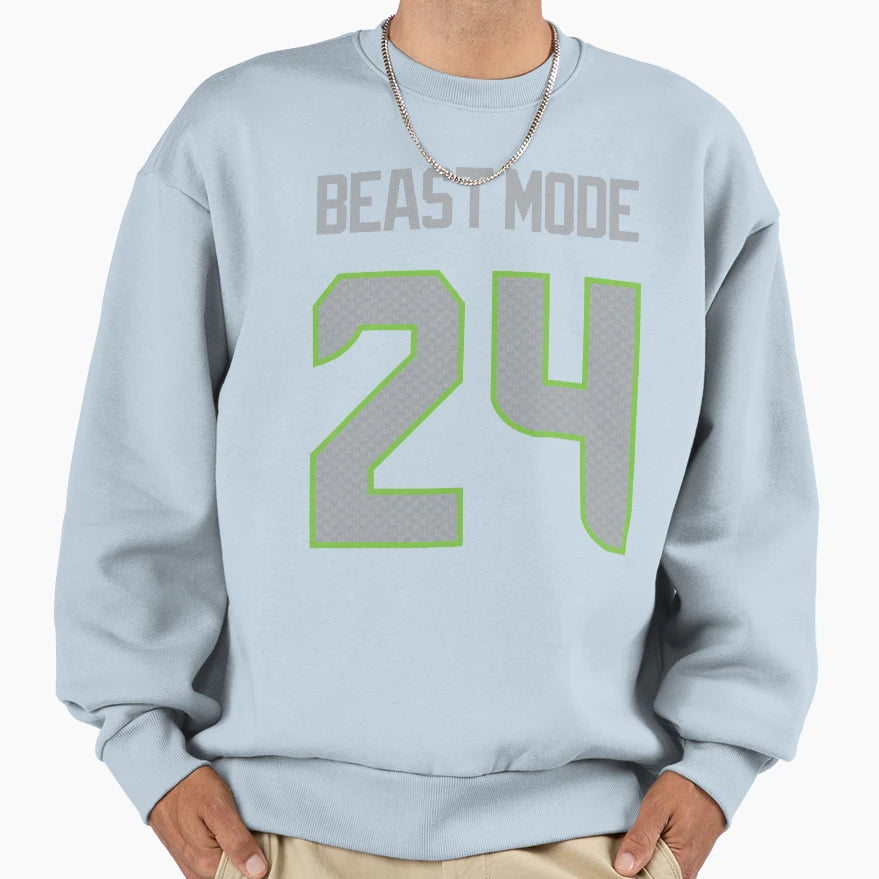 Beast Mode 24 Sweatshirt - Casual Everyday Wear Men Women - T-Shirt, Sweatshirt, Hoodie