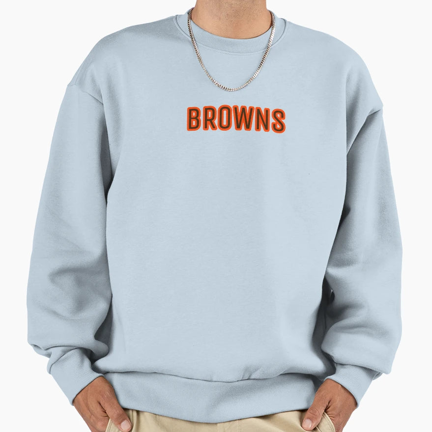 Browns Sweatshirt - Custom Art Print Men Women - T-Shirt, Sweatshirt, Hoodie