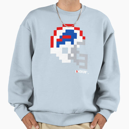 Buf White Helmet Tecmo Bowl T-Shirt - Fun Novelty Design Men Women - T-Shirt, Sweatshirt, Hoodie
