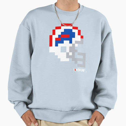Buf White Helmet Tecmo Bowl T-Shirt - Fun Novelty Design Men Women - T-Shirt, Sweatshirt, Hoodie