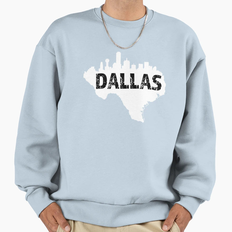 Dallas Sweatshirt - Casual Everyday Wear Unisex - T-Shirt, Sweatshirt, Hoodie