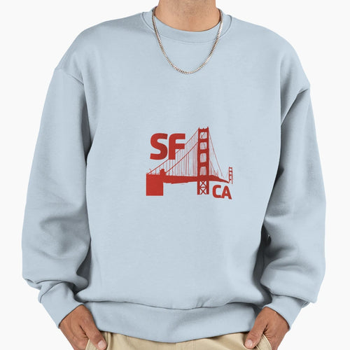San Francisco California Sweatshirt - Custom Art Print for Adults - T-Shirt, Sweatshirt, Hoodie