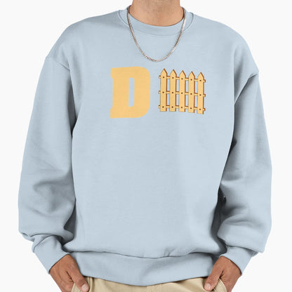 D Fence Sweatshirt - Trendy Graphic for Adults - T-Shirt, Sweatshirt, Hoodie