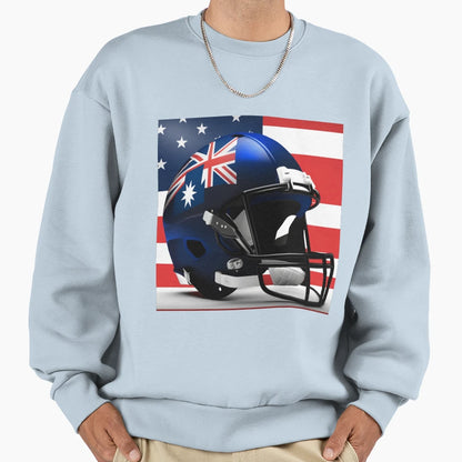 Australian Gridiron Sweatshirt - Aesthetic Graphic Men Women - T-Shirt, Sweatshirt, Hoodie