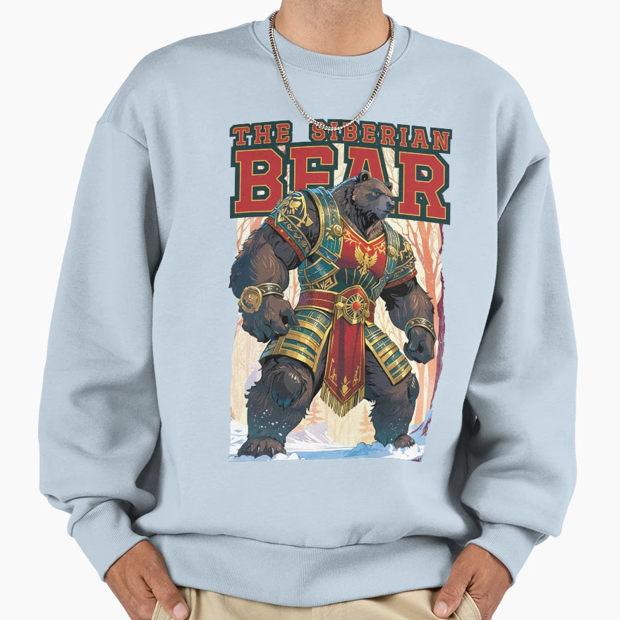 Siberian Bear Sweatshirt - Novelty Apparel for Adults - T-Shirt, Sweatshirt, Hoodie