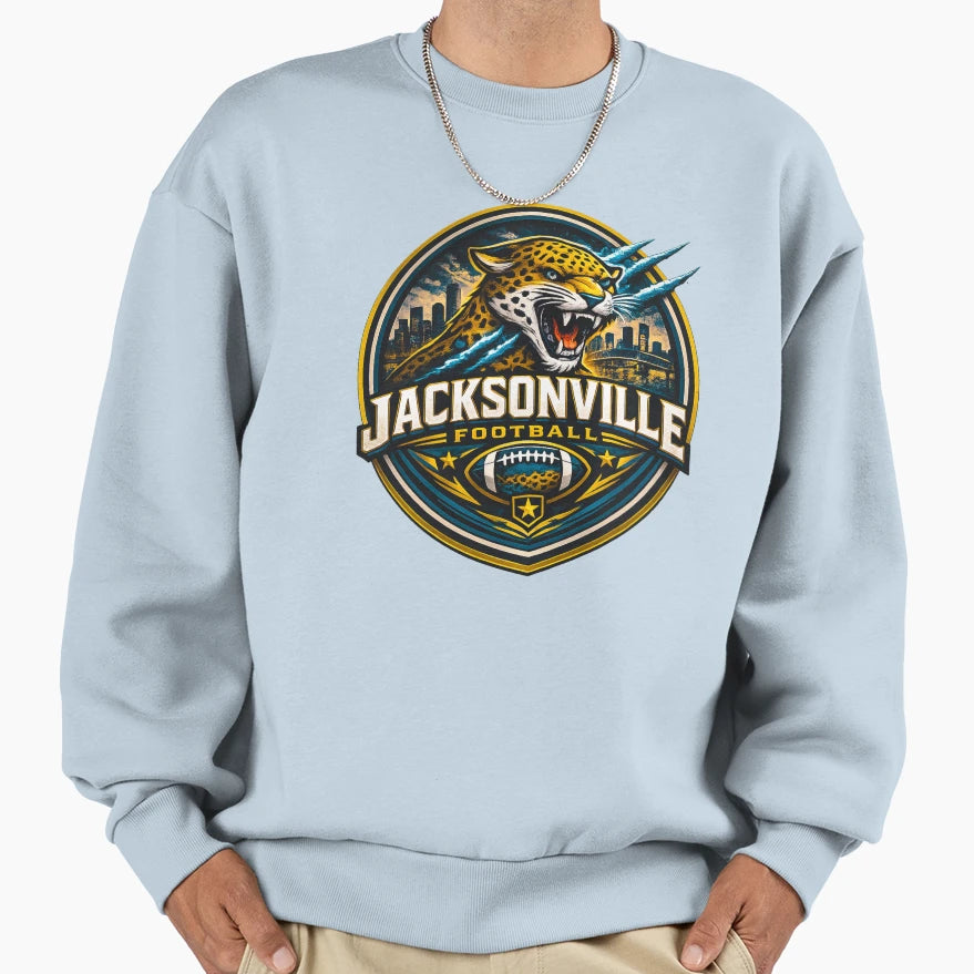 Jacksonville Football Coastal Sports Logo T-Shirt - Trendy Graphic Unisex - T-Shirt, Sweatshirt, Hoodie
