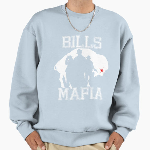 Bills Human Sweatshirt - Minimalist Print for Adults - T-Shirt, Sweatshirt, Hoodie