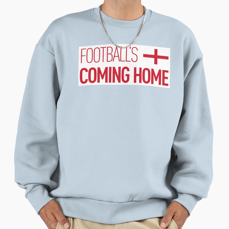Footballs Coming Home England Sweatshirt - Streetwear Style Unisex - T-Shirt, Sweatshirt, Hoodie