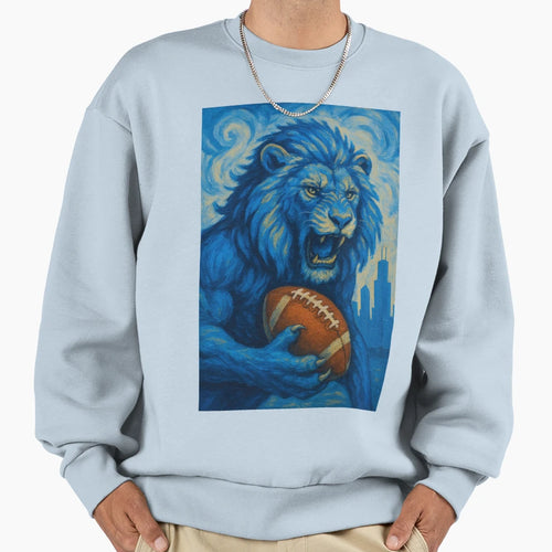 Detroit Football V3 Sweatshirt - Fun Novelty Design Unisex - T-Shirt, Sweatshirt, Hoodie