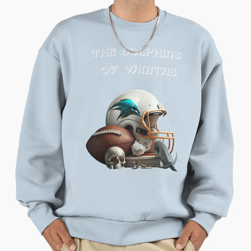 Dolphins Vanitas Sweatshirt - Custom Art Print for Adults - T-Shirt, Sweatshirt, Hoodie