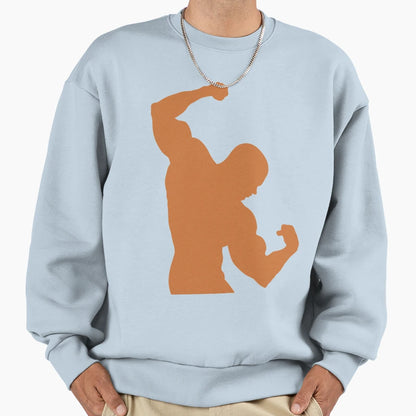 Body Building Sweatshirt - Minimalist Print for Adults - T-Shirt, Sweatshirt, Hoodie