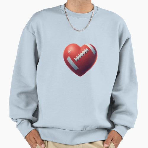 Football Love Sweatshirt - Novelty Apparel for Adults - T-Shirt, Sweatshirt, Hoodie