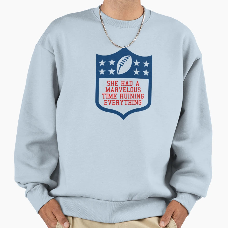 She Had Marvelous Time Ruining Sweatshirt - Custom Art Print for Adults - T-Shirt, Sweatshirt, Hoodie