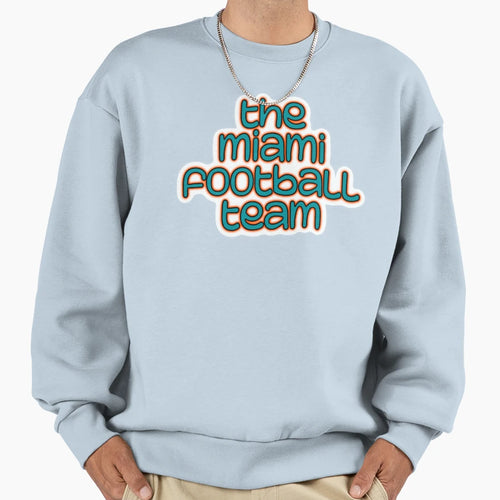 Miami Football Team Sweatshirt - Aesthetic Graphic Unisex - T-Shirt, Sweatshirt, Hoodie
