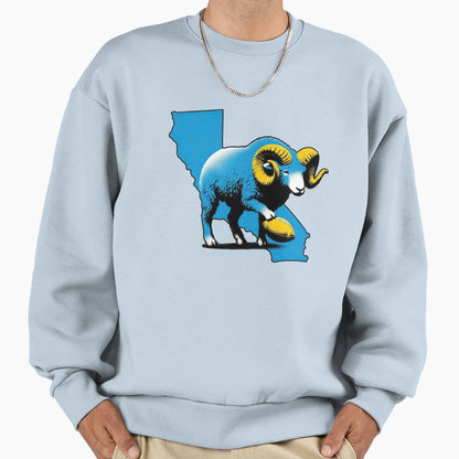 California Ram Sweatshirt - Aesthetic Graphic Unisex - T-Shirt, Sweatshirt, Hoodie