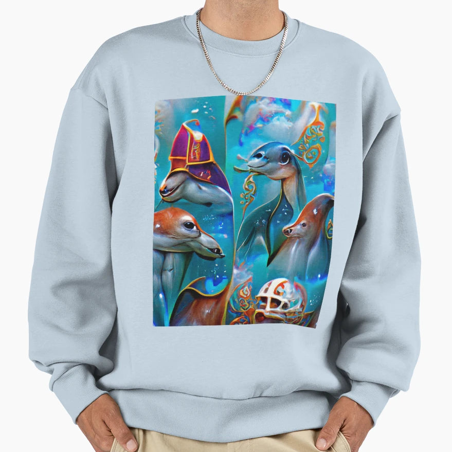 Otherworldly Mysterious Creatures Sweatshirt - Trendy Graphic Unisex - T-Shirt, Sweatshirt, Hoodie