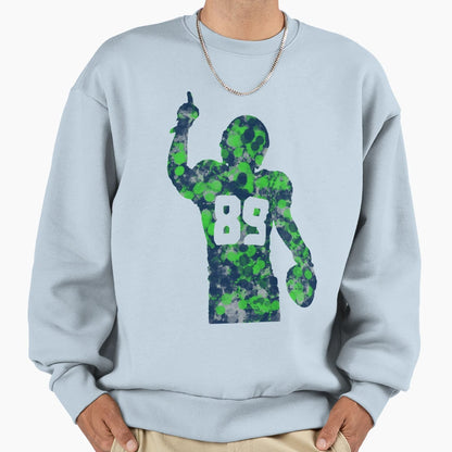 Splatter Baldwin Sweatshirt - Streetwear Style for Adults - T-Shirt, Sweatshirt, Hoodie
