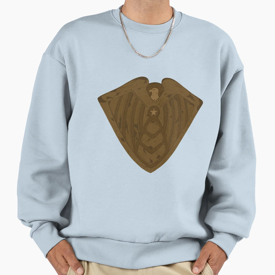Soldier Shield 1 Sweatshirt - Aesthetic Graphic Men Women - T-Shirt, Sweatshirt, Hoodie